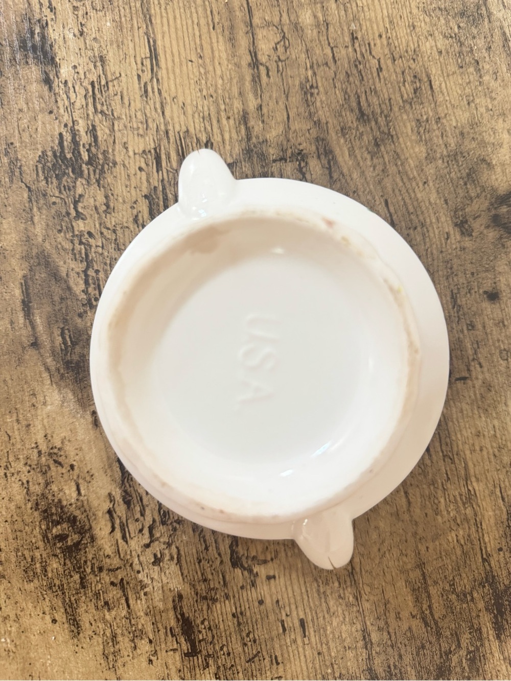 Vintage Floral Porcelain Double Handled Footed Bowl - Picture 12 of 12